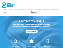 Tablet Screenshot of geder.org